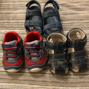 🙅🏻‍♀️SOLD🙅🏻‍♀️Size 3 baby boy variety shoe pack